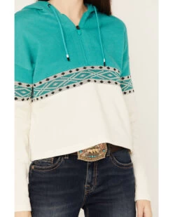 RANK 45 Women's Half Zip Hooded Pullover 8 RANK 45 Women's Half Zip Hooded Pullover -Western Cowboy World 2000382876 442 P3