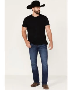 Wrangler Retro Men's Holsteiner Dark Wash Slim Boot Stretch Denim Jeans