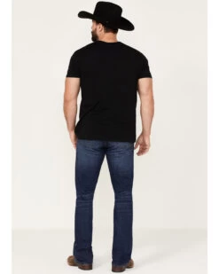 Wrangler Retro Men's Holsteiner Dark Wash Slim Boot Stretch Denim Jeans -Western Cowboy World 2000384265 400 P3