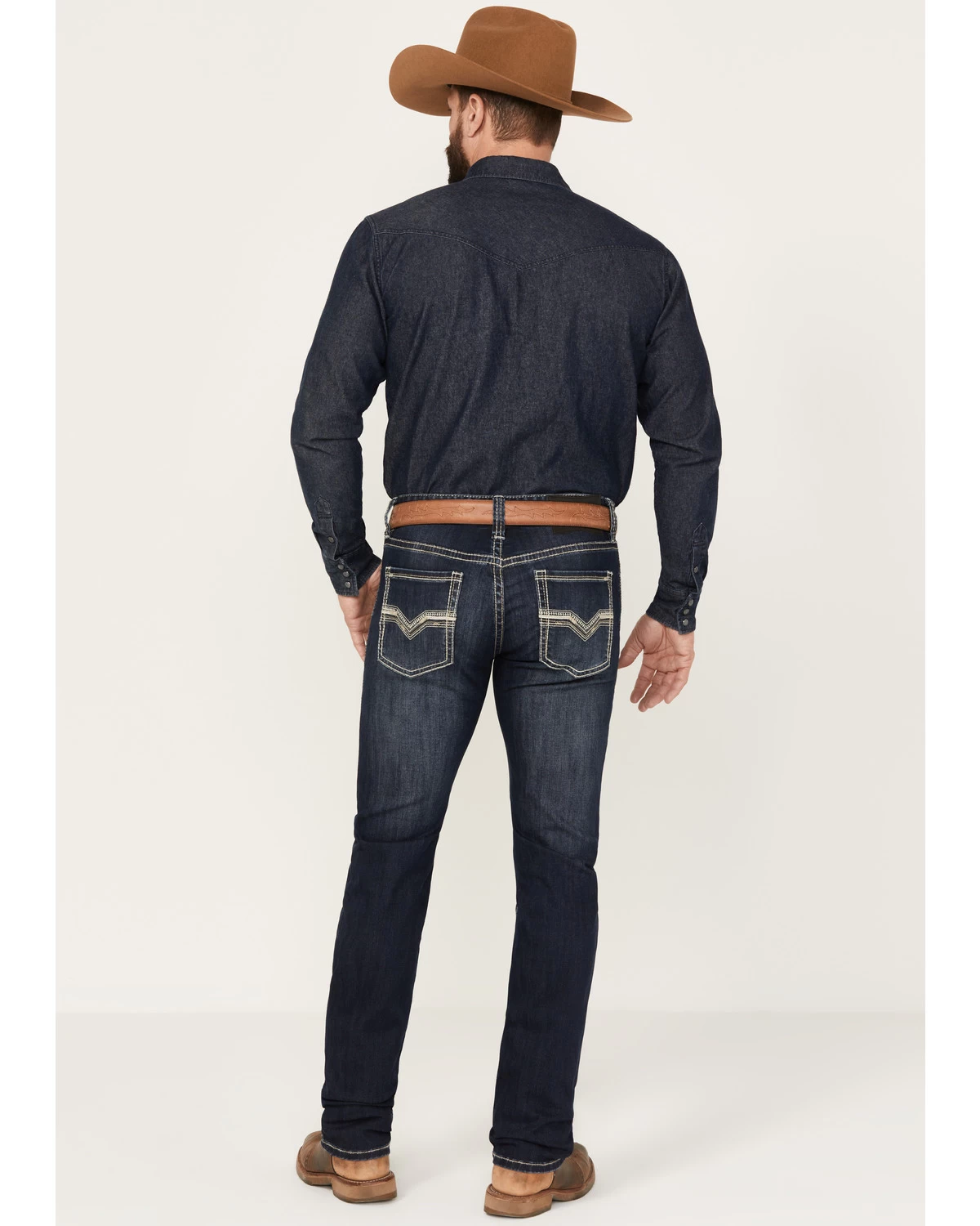 Rock & Roll Denim Men's Rifle Dark Vintage Wash Skinny Reflex Denim Jeans 3 Rock & Roll Denim Men's Rifle Dark Vintage Wash Skinny Reflex Denim Jeans