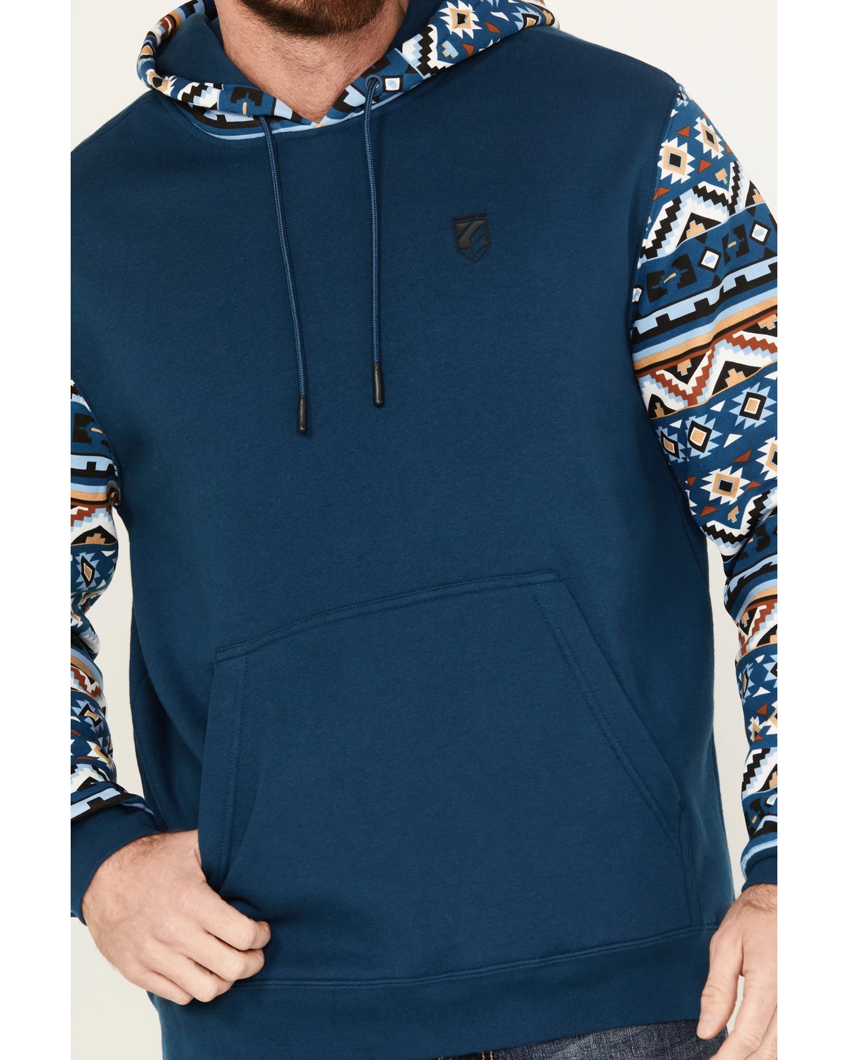 RANK 45 Men's Southwestern Hooded Sweatshirt 5 RANK 45 Men's Southwestern Hooded Sweatshirt - Image 3
