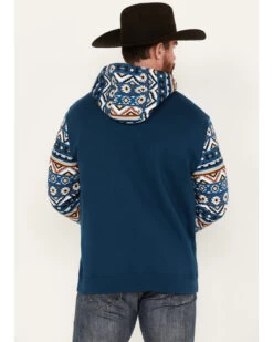 RANK 45 Men's Southwestern Hooded Sweatshirt 9 RANK 45 Men's Southwestern Hooded Sweatshirt -Western Cowboy World 2000386234 442 P4