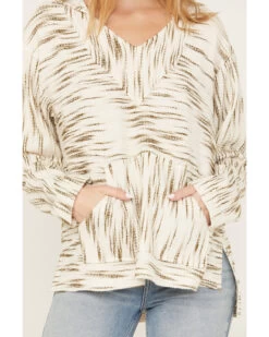 Cleo + Wolf Women's Space-Dye Baja Hoodie -Western Cowboy World 2000386288 110 P3