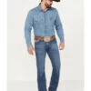 Cinch Men's Ian Medium Stonewash Slim Boot Performance Stretch Denim Jeans -Western Cowboy World 2000386396 402 P1