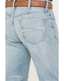Cinch Men's White Label Light Wash Relaxed Straight Stretch Performance Denim Jeans -Western Cowboy World 2000386397 402 P4