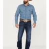 Wrangler Retro Men's Elmont Medium Wash Relaxed Bootcut Stretch Jeans