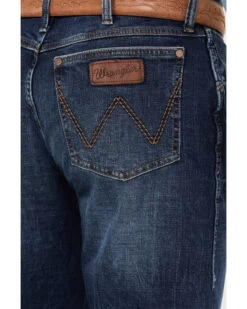 Wrangler Retro Men's Elmont Medium Wash Relaxed Bootcut Stretch Jeans -Western Cowboy World 2000394531 414 P4