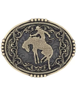 Montana Silversmiths Bucking Bronc Attitude Buckle