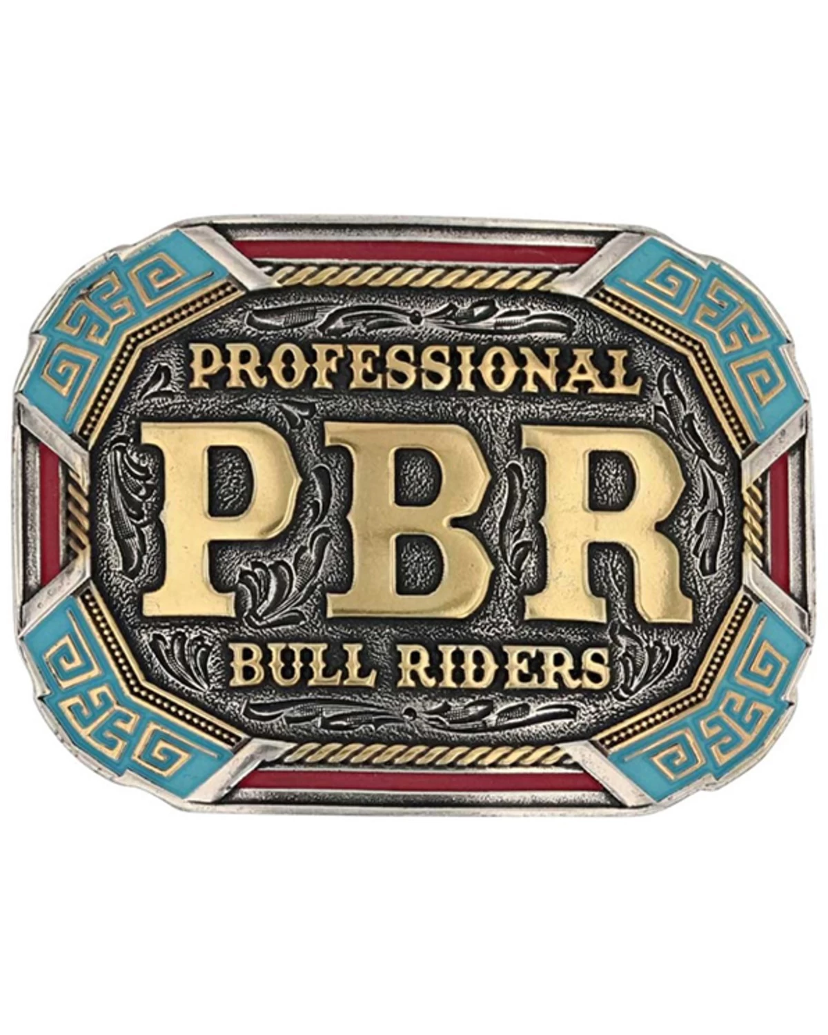 Montana Silversmiths PBR Vibrant Riders Belt Buckle 3 Montana Silversmiths PBR Vibrant Riders Belt Buckle