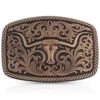 Montana Silversmiths Vintage Bronze Texas Longhorn Buckle -Western Cowboy World 2000396071 711 P1
