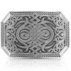 Montana Silversmiths Gunmetal Celtic Knot Belt Buckle -Western Cowboy World 2000396072 040 P1