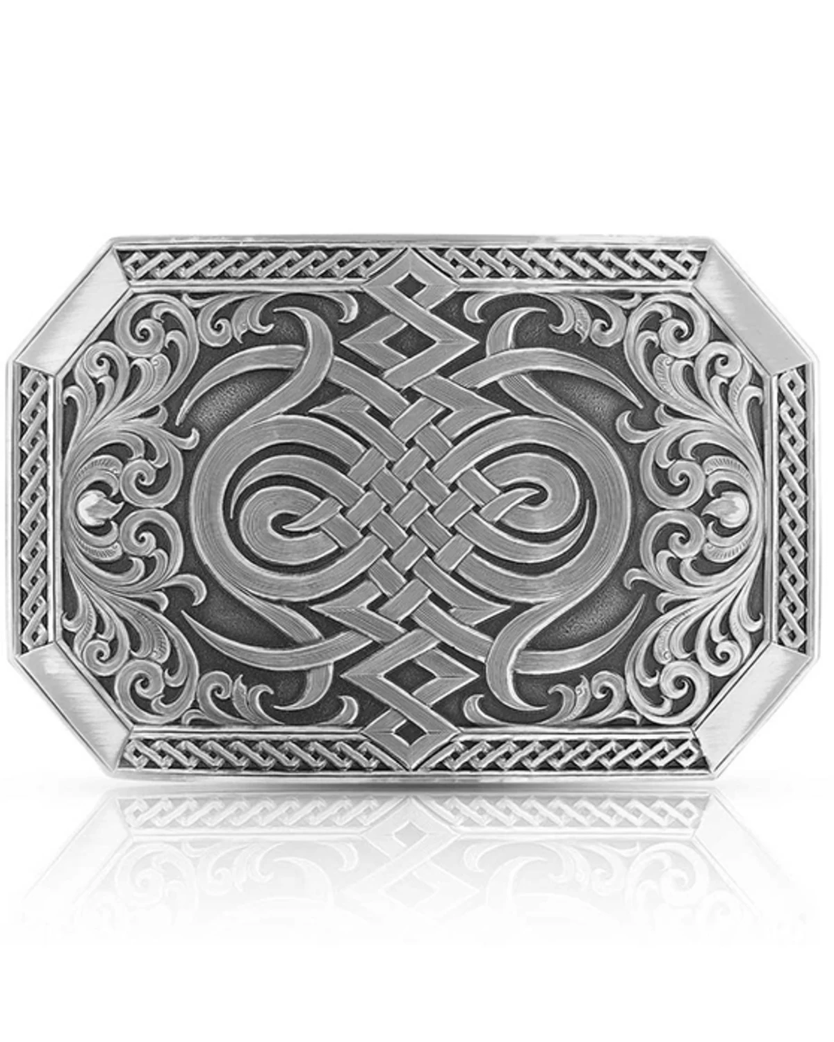 Montana Silversmiths Gunmetal Celtic Knot Belt Buckle 3 Montana Silversmiths Gunmetal Celtic Knot Belt Buckle