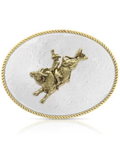 Montana Silversmiths Rough Waters Bull Rider Class Belt Buckle