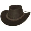 Bullhide Kids' Cedar Grove Leather Outback Hat