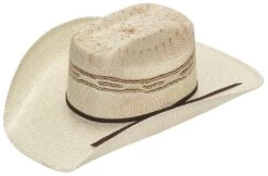 Twister Kids' Tan Bangora Straw Cowboy Hat