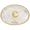 Montana Silversmiths Men's Initial "C" Buckle -Western Cowboy World 290406 03 P1