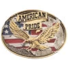 Montana Silversmiths Men's American Pride Belt Buckle 2 Montana Silversmiths Men's American Pride Belt Buckle -Western Cowboy World 290629 03 P1