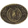 Montana Silversmiths Men's Heritage Outdoor Series Wild Stag Carved Belt Buckle 1 Montana Silversmiths Men's Heritage Outdoor Series Wild Stag Carved Belt Buckle -Western Cowboy World 290C15 15 P1