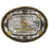 Cody James Men's Oval Wyoming Belt Buckle -Western Cowboy World 290F64 03 P1